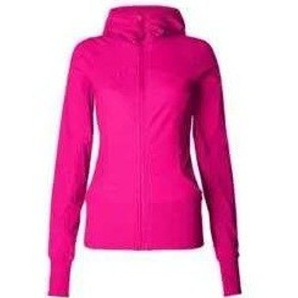 Lululemon In Flux Reversible Jacket 4 Jewelled Magenta Pink Hooded Zip NWT Rare
